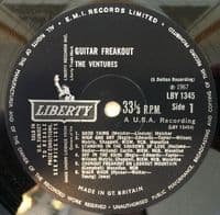 THE VENTURES Guitar Freakout Vinyl Record LP Liberty 1967