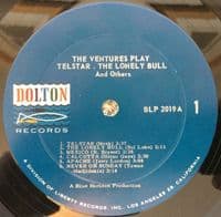 THE VENTURES The Ventures Play Telstar, The Lonely Bull Vinyl Record LP US Dolton 1963