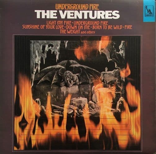 THE VENTURES Underground Fire Vinyl Record LP Liberty 1969
