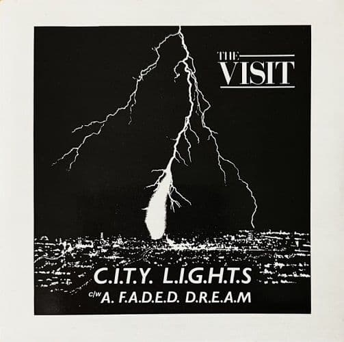 THE VISIT City Lights Vinyl Record 7 Inch World Records 1986
