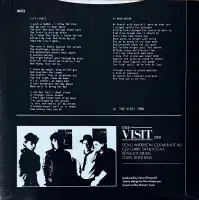 THE VISIT City Lights Vinyl Record 7 Inch World Records 1986 WR3 Rare C86 Indie