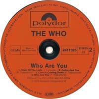THE WHO Who Are You Vinyl Record LP German Polydor 1978