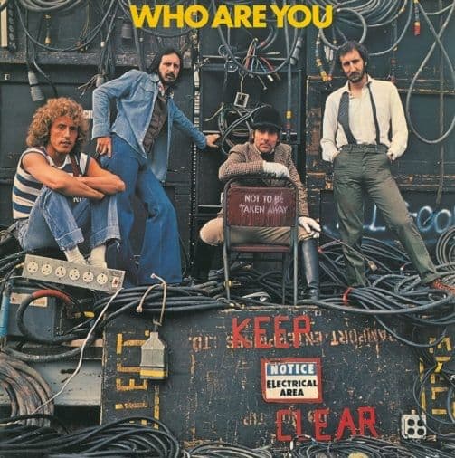 THE WHO Who Are You Vinyl Record LP Polydor 1978