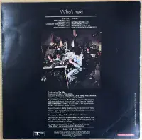 THE WHO Who's Next Vinyl Record LP Track 1971 Original UK 1st Pressing Matt Black Label A//1 B//2