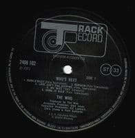 THE WHO Who s Next Vinyl Record LP Track 1974
