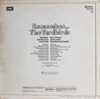 THE YARDBIRDS Remember Vinyl Record LP Starline 1971