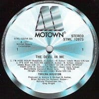 THELMA HOUSTON The Devil In Me Vinyl Record LP Motown 1977