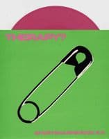 THERAPY? Shortsharpshock E.P. Vinyl Record 7 Inch A&M 1993 Translucent Pink Vinyl AM 208 UK Limited