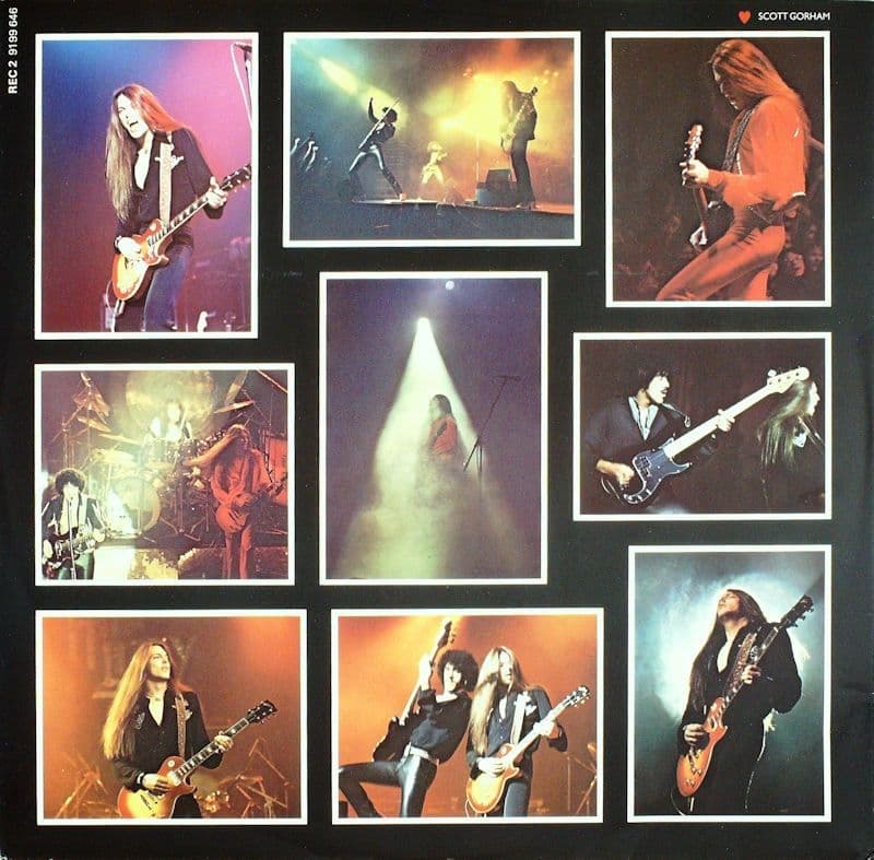 THIN LIZZY Live And Dangerous Vinyl Record LP Vertigo 1978