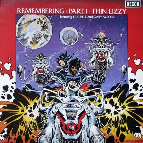 THIN LIZZY Remembering Part 1 Vinyl Record LP Decca 1976