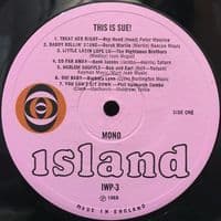 This Is Sue! Vinyl Record LP Island 1969.