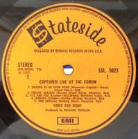 THREE DOG NIGHT Captured Live At The Forum Vinyl Record LP Stateside 1970