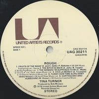 TINA TURNER Rough Vinyl Record LP United Artists 1978