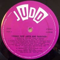 TOMMY ROE Hits And Rarities Vinyl Record LP US Judd