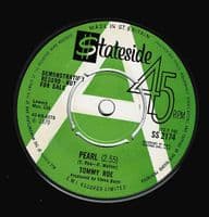 TOMMY ROE Pearl Vinyl Record 7 Inch Stateside 1970 Green/White Demo Pressing Rare 45rpm Promo Single