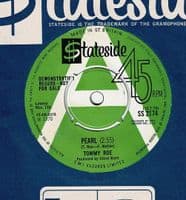 TOMMY ROE Pearl Vinyl Record 7 Inch Stateside 1970 Green/White Demo Pressing Rare 45rpm Promo Single