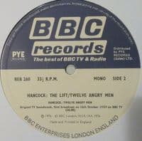 TONY HANCOCK The Lift / Twelve Angry Men Vinyl Record LP BBC 1976