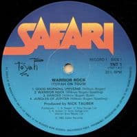 TOYAH Warrior Rock - Toyah On Tour Vinyl Record LP Safari 1982