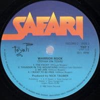 TOYAH Warrior Rock - Toyah On Tour Vinyl Record LP Safari 1982