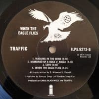 TRAFFIC When The Eagle Flies Vinyl Record LP Island 1974.