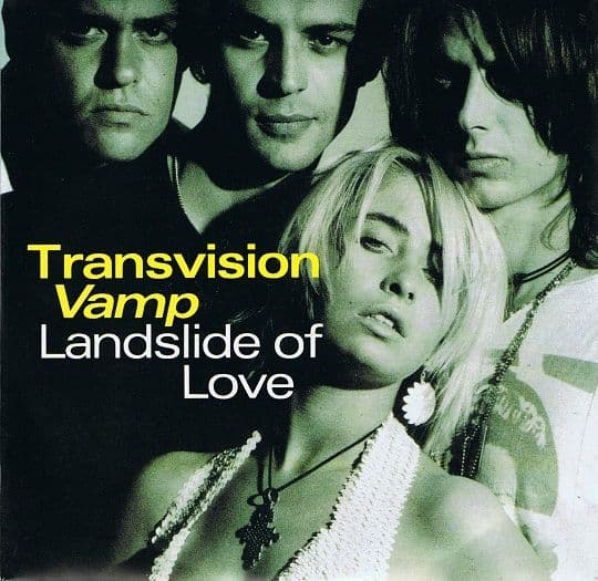 TRANSVISION VAMP Landslide Of Love Vinyl Record 7 Inch MCA 1989