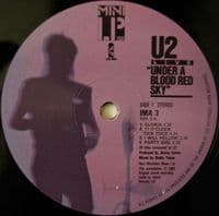 U2 Live: Under A Blood Red Sky Vinyl Record LP Island
