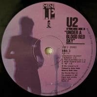U2 Live: Under A Blood Red Sky Vinyl Record LP Island
