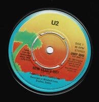 U2 New Year's Day Vinyl Record 7 Inch Island 1983 UK Double Pack UWIP 6848 Original Picture Sleeve