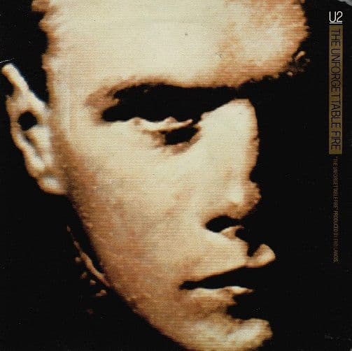 U2 The Unforgettable Fire Vinyl Record 7 Inch Island 1985 Double Pack