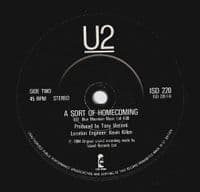 U2 The Unforgettable Fire Vinyl Record 7 Inch Island 1985 Double Pack.