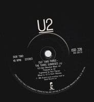 U2 The Unforgettable Fire Vinyl Record 7 Inch Island 1985 Double Pack.