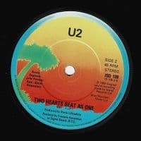U2 Two Hearts Beat As One Vinyl Record 7 Inch Island 1983 UK Pressing ISD 109 Double Pack Pic Sleeve