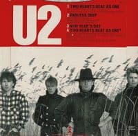 U2 Two Hearts Beat As One Vinyl Record 7 Inch Island 1983 UK Pressing ISD 109 Double Pack Pic Sleeve