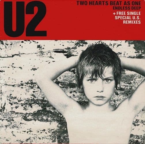 U2 Two Hearts Beat As One Vinyl Record 7 Inch Island 1983 UK Pressing ISD 109 Double Pack Pic Sleeve