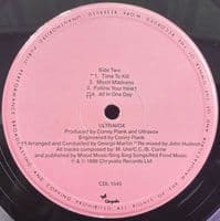 ULTRAVOX U-Vox Vinyl Record LP Chrysalis 1986