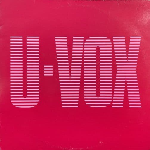 ULTRAVOX U-Vox Vinyl Record LP Chrysalis 1986