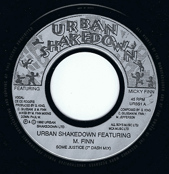 Urban Shakedown Featuring Micky Finn Some Justice 7 Single Vinyl