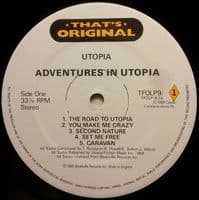 UTOPIA Oops! Wrong Planet / Adventures In Utopia LP Castle Communications 1988