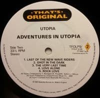 UTOPIA Oops! Wrong Planet / Adventures In Utopia LP Castle Communications 1988