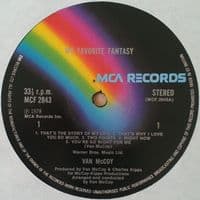 VAN McCOY My Favorite Fantasy Vinyl Record LP MCA 1978