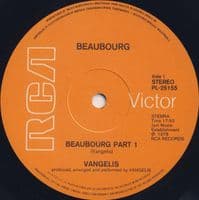 VANGELIS Beaubourg Vinyl Record LP Dutch RCA Victor 1978