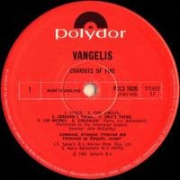 VANGELIS Chariots Of Fire Vinyl Record LP Polydor 1981