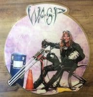 W.A.S.P. (WASP) Mean Man Vinyl Record 7 Inch Capitol 1989 Shaped Picture Disc