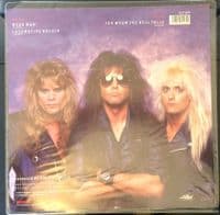 W.A.S.P. (WASP) Mean Man Vinyl Record 7 Inch Capitol 1989 Shaped Picture Disc