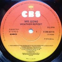 WEATHER REPORT Mr. Gone Vinyl Record LP CBS 1978