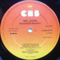 WEATHER REPORT Mr. Gone Vinyl Record LP CBS 1978