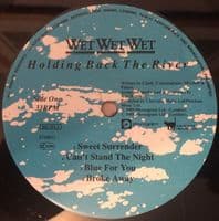 WET WET WET Holding Back The River Vinyl Record LP Phonogram 1989