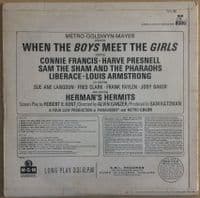 When The Boys Meet The Girls - The Original Soundtrack Recording Vinyl Record LP MGM 1965