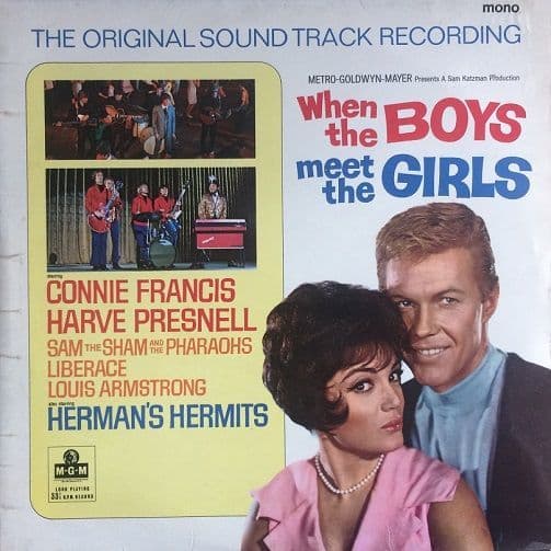 When The Boys Meet The Girls - The Original Soundtrack Recording Vinyl Record LP MGM 1965