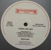 WHIPLASH Power And Pain Vinyl Record LP Music On Vinyl 2022 Silver Vinyl